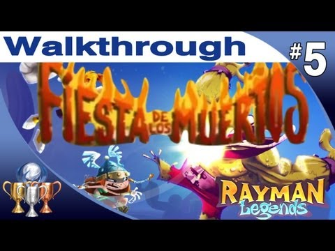Rayman Legends Walkthrough - ALL Fiesta De Los Muertos Levels [Part 1/2] [PS4 / Xbox One]