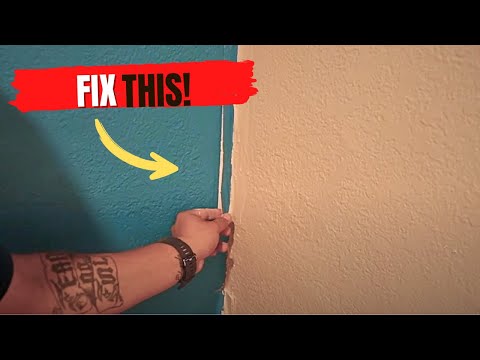 How To Fix Drywall Corner Tape | Inside Corner REPAIR | WAGNER POWER TEX #drywallrepair