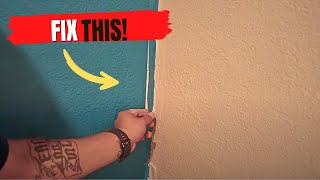 How To Fix Drywall Corner Tape | Inside Corner REPAIR | WAGNER POWER TEX #drywallrepair