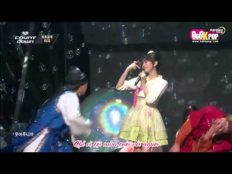 [Vietsub] [Perf] Lizzy - Not an easy girl @150122 M!COUNTDOWN [Playgirlz team]