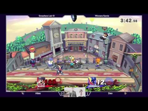 [SL13] Winners Semis - Alias (Greninja) vs Deo (Mario) - SSB4 Singles