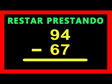 ✅👉 Resta Prestando para Niños ✅ Como Restar Prestando