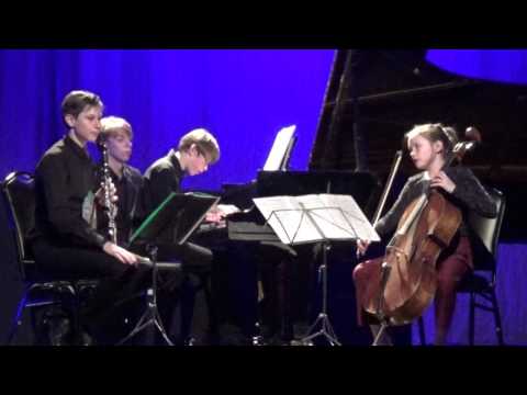 L. Beethoven Opus 11: Trio for Piano, Clarinet and Cello, 1 mov.