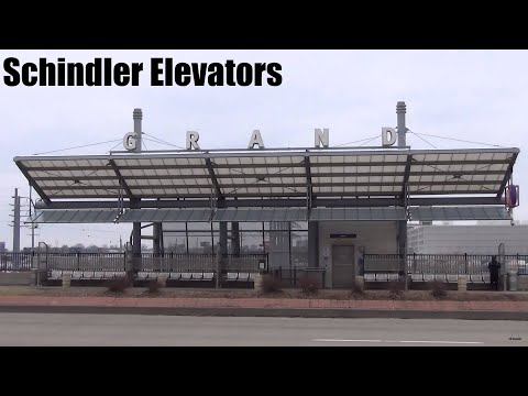 Busted! Schindler Hydraulic Elevators @ Grand Metrolink Station - St. Louis, MO