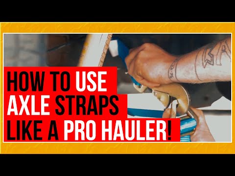 How to Use Axle Straps LIKE A PRO! | Complete Step by Step Guide for Tie-Down Success