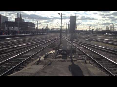 60103 Flying Scotsman thundering through Doncaster on her Inaugural run 25/2/16