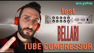 Video thumbnail for Bellari RP282 Tube Compressor. Test by Dario Giuffrida | GiùStudio