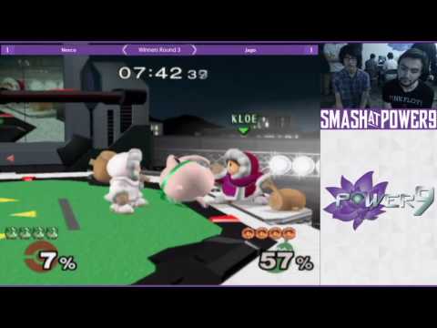 S@P9 #6 - Jago (Ice Climbers) VS Neeco (Jigglypuff) SSBM Winners Round 3