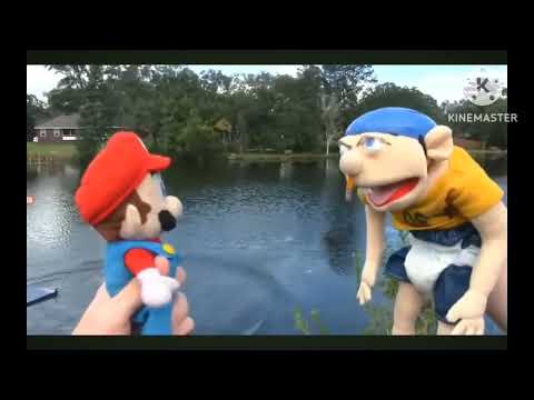 Jeffy throw team gray and wenda into the lake