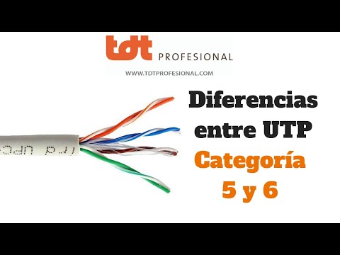 Diferencias entre Cable UTP Categoria 5 y 6