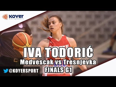 Iva Todoric 16pts/9reb/3ast/18EFF - Medvescak vs Tresnjevka  2017-18 FINALS GAME 1