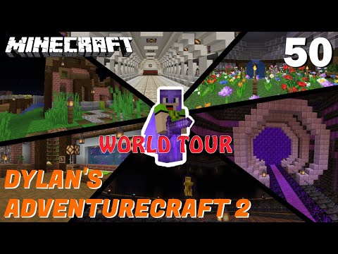 Minecraft Let's Play - 1.16 | E50 : My First Ever World Tour Of My Minecraft World!!!