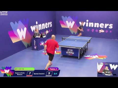 WINners CUP table 2  11.01 Zaporozhets Roman - Batiuk Dmitrii   11:30