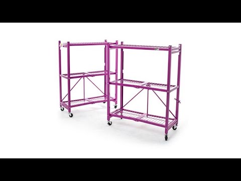 Origami Heavy Duty 3-stöckiges Regal, 2er-Pack