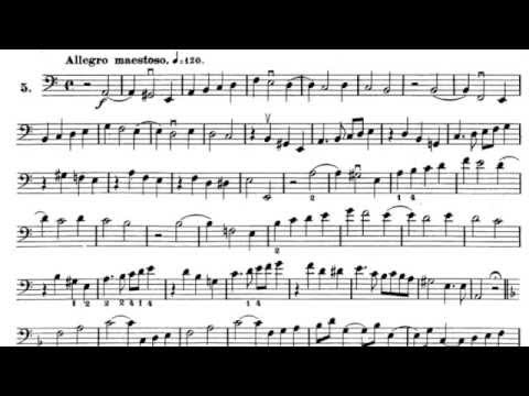 Simandl 30 etudes No.05 Play Alone Sheet Music