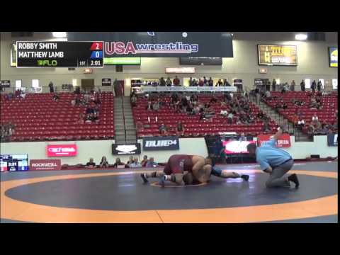 130 kg QF - Robby Smith (NYAC) vs Matthew Lamb (Army WCAP)