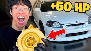 Turning my SLOW Civic into TURBO BEAST! PT1