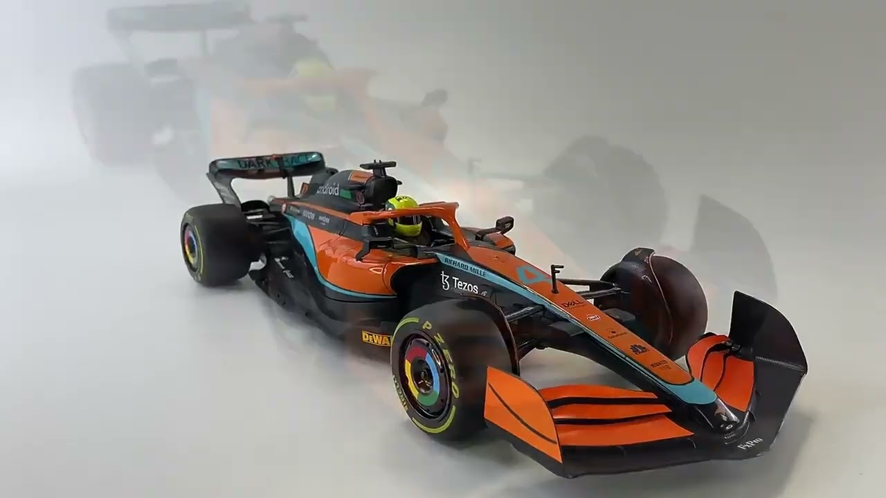RC auto Formule 1 McLaren 1:18, oranžová