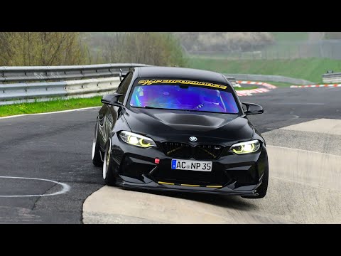 🔥Flying BMW M2C Ringtool on the Nürburgring Nordschleife🙅🏽🔥