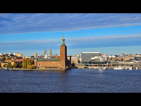 Embracing Stockholm's Beauty: A Walk from Medborgarplatsen to Monteliusvägen - Sweden 4K