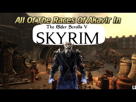 The Elder Scrolls 5 Skyrim: All The Races Of Akavir