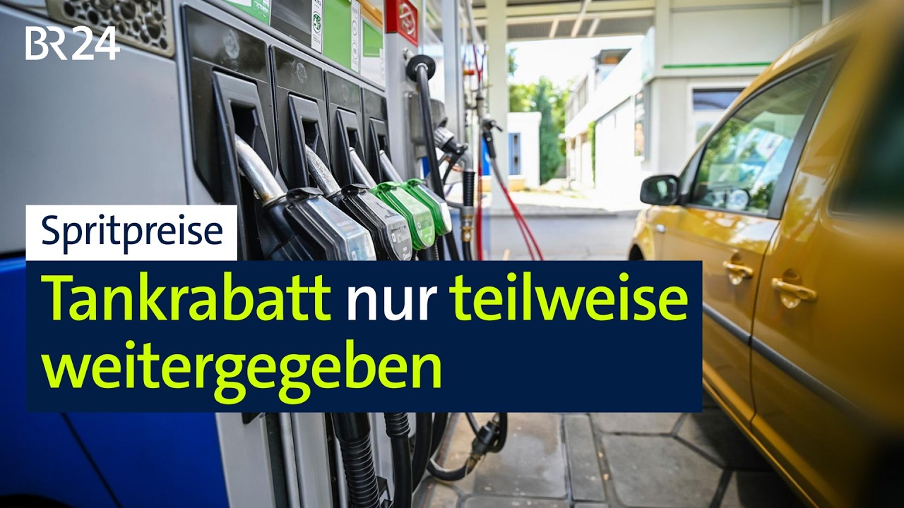 Spritpreise: Tankrabatt nur teilweise weitergegeben | BR24