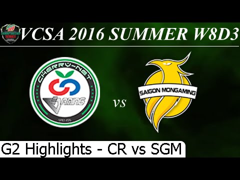 CR vs ZM Game 2 Highlights 10/07/2016 - VCSA Summer 2016 W7D3M2 CanTho Cherry vs Zotac MonGaming