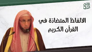 ما هي الألفاظ المتضادة في القرآن الكريم؟ image