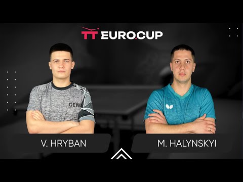 13:30 Vadym Hryban - Mykola Halynskyi 27.12.2024 TT Euro.Cup Ukraine Elite. TABLE 3