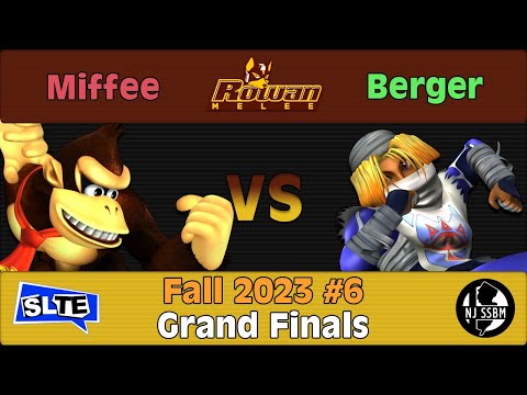 Rowan SSBM Fall 2023 #6: Miffee (DK) Vs. Berger (Sheik) - Grand Finals