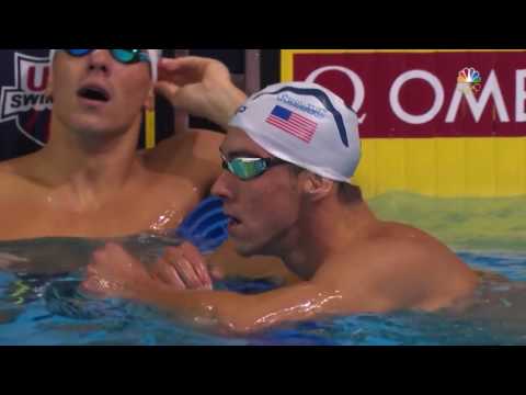Olympic Swimming Trials   Michael Phelps Wins 100m Butterfly Final