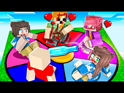 MİNECRAFT EFSANELERİ ŞİŞE ÇEVİRMECE OYNARSA NE OLUR ?! 🤬 *kavga çıktı*