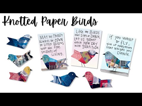 How To Make an Adorable Paper Bird