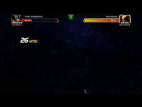 Mcoc thor ragnarok vs rol wolverine