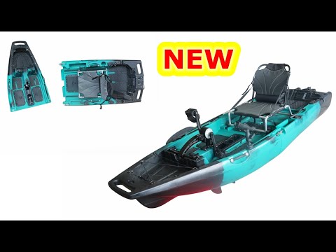 NEW!  Fishing Kayaks Pedal Paddle Motorized, 9.5ft Modular Propeller Pedal  Kajak with Fish livewell