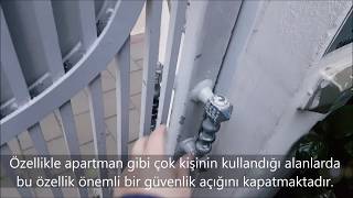Yeni MANYETİK elektrikli kilit karşılığının (basaç) montajı & kullanımı! (www.hi
