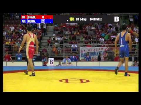 WWJC2013 / Orkhan Nuriyev - Yusif Ahmad Gaderian (IRI) - GR 66 kg - 1/4 final