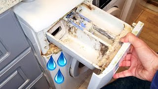 Water leaking from washing machine dispenser - easy fix
