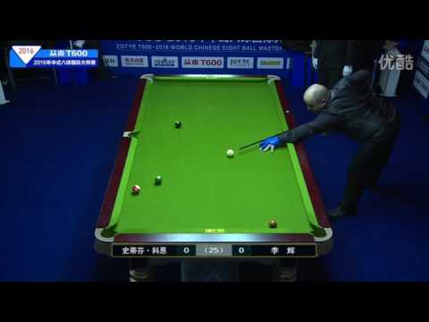 Stephan Cohen VS Li Hui - 2016 World Chinese 8 Ball Masters