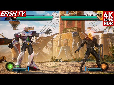 Sigma & Dante vs Ghost Rider & Thor (Hardest AI) - Marvel vs Capcom: Infinite