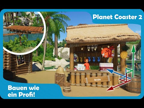 PLANET COASTER 2 - BAUEN WIE EIN PROFI (UND RUND) || TUTORIAL #planetcoaster2 #planetcoaster