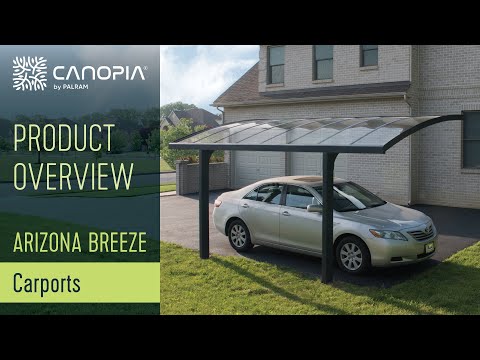 Dubbel Carport Canopia by Palram Arizona Breeze Carport I Metall 6x5 m