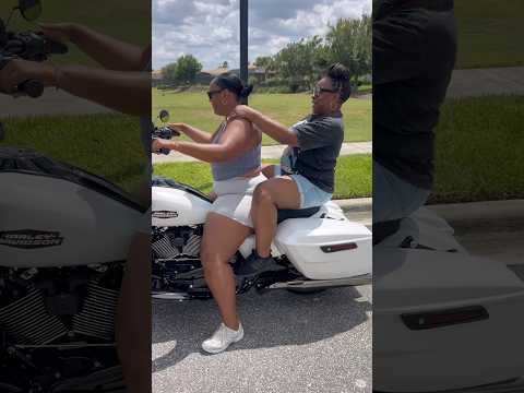 My mom first time riding and it’s with me🤗 #shorts
