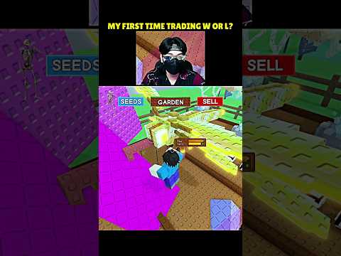 My First Time Trading at Grow a Garden