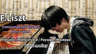 Download lagu Franz Liszt – Transcendental Études No.1–4 (Preludio / Molto Vivace / Paysage / Mazeppa) mp3