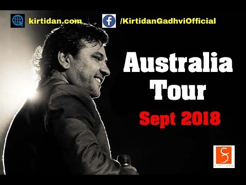 Dandiya King Kirtidan Gadhvi's Australia Tour 2018