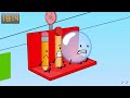 BFDI Bubble Match And Pencil Screaming