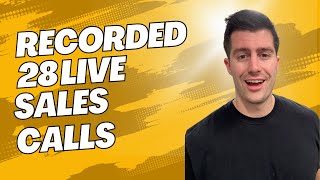 I Recorded 28 Live Sales Call - Selling My Bookkeeping Business Services