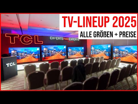 TCL TV-Serien 2025 - QLED Mini LED TV im Detail (X11K, C9K, C8K, C7K, C6K, P8K, P7K)
