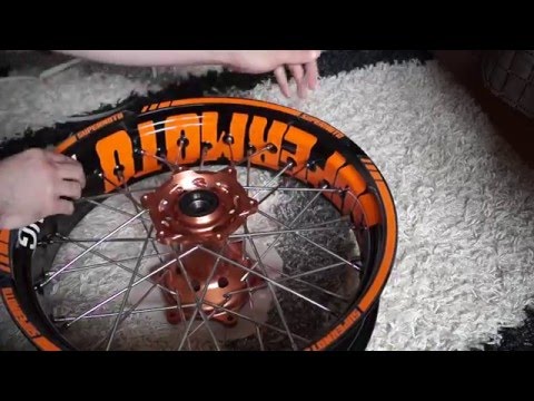 Felgenrandaufkleber Supermoto KTM SM LC4 SMC SMR EXC Felgen Aufkleber wheelsticker rim decals